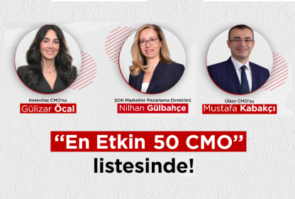 Türkiye’nin En Etkin 50 CMO’su Listesinde Yıldız Holding'den 3 İsim Yer Aldı